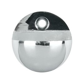 Romak 378390 Half Moon Metal Door Stop, 25 mm Size, SS Polished