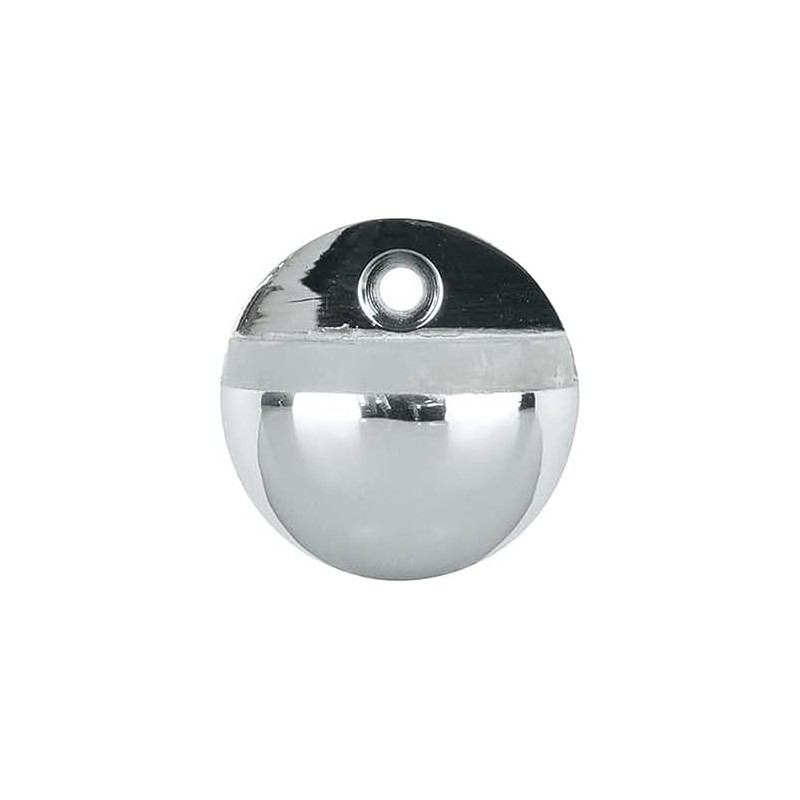 Romak 378390 Half Moon Metal Door Stop, 25 mm Size,