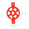 4pcs Pancake Mold 7 Hole Silicone Eggs Making Mold Nonstick