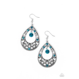 paparazzi:  Gotta Get That Glow - Blue Earrings
