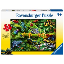 Ravensburger Amazing Amphibians 35 Piece Jigsaw Puzzle for Kids - 05174 - Every Piece is Unique, Pieces Fit Together Perfectly