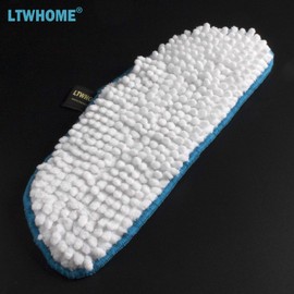 LTWHOME Coral Wet Mop Pads Suitable for Dirt Devil Steam Mop, Compare to Part AD51000 (Pack of 12)