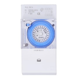 TICFOX 24 Hour Mechanical Timer Waterproof Programmable 24h Time Switch for Outdoor AC230V