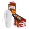 Pack of 10 thermopad foot warmers, various sizes, white, S