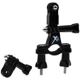 Xit XTGPBIKM Bike and Pole Mount for GoPro Hero Housings for Hero 3, 3+ and 4 Cameras (Black)