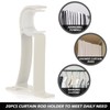Set of 20 Heavy Duty Curtain Rod Holders and Hooks