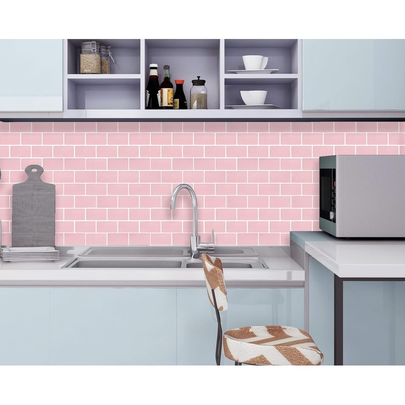 WalDecoo Subway Tile Peel and Stick Backsplash Tile, 10-Sheet Premium