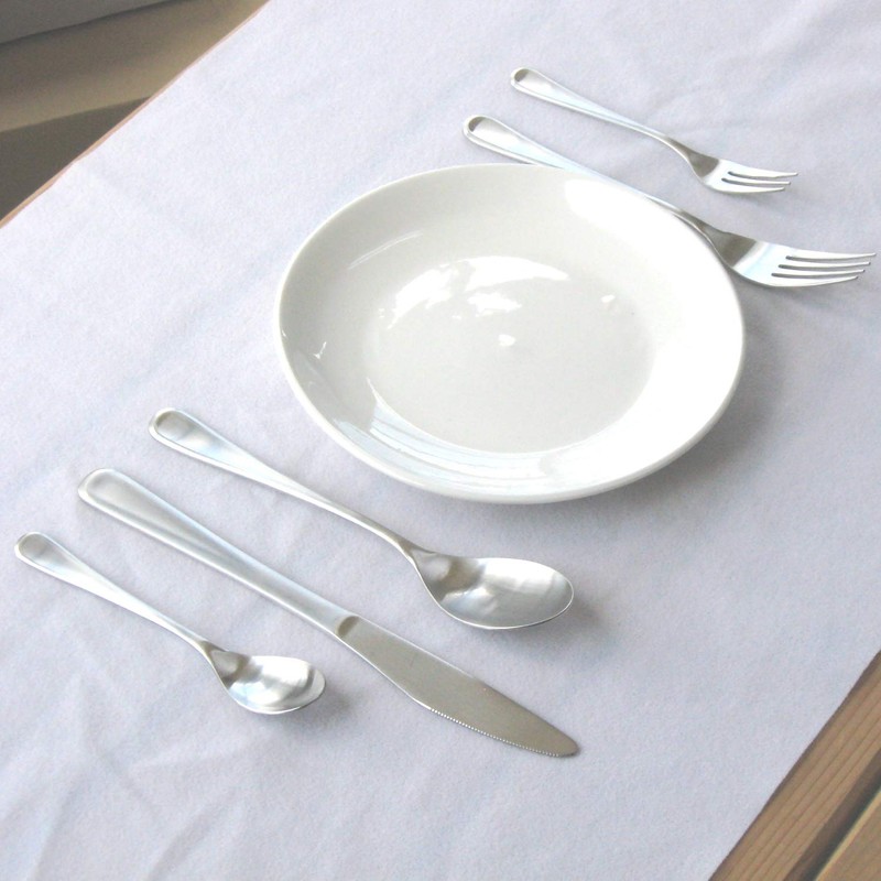 Nagao Antibacterial Dinner Cutlery Set, 5 Pieces, 18-8 Stainless Steel