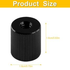 Lotsdonxia 4pcs 1/4-20 Female Thread Tripod Adapter Screws – Titanium Alloy Connectors for Tripods, Stands, and Photography Equipment