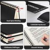 EUSOAR Notebook with Tabs, 3 Pack A4 Letter Size11 x