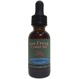 Fox Creek Naturals 1oz Eastern Red Cedar (Juniperus Virginiana) Essential Oil - Fox Creek Cedar Oil