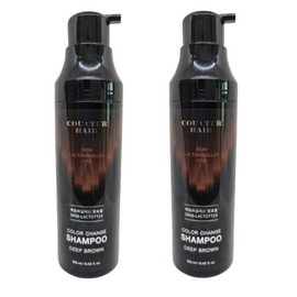 UnKnown Couture Hair Shampoo Season 4 Gray Gray Hair Dyeing Shampoo 190ml Dark Brown 2pcs / 꾸띄르헤어샴푸 시즌4 새치 염색 샴푸 190ml 진갈색 2개