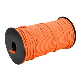 100m 9 Strands 4mm Heavy Duty Parachute Cord Lanyard String Cloth Line Camp Rope (Orange)