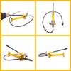 Manual Hydraulic Pump CP-700, Hydraulic Hand Pump with Pressure Gauge,