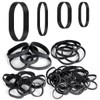 Ruisenda 62pcs Tactical Rubber Bands Heavy Duty Rubber Bands Black