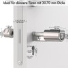 VisorTech Automatic door lock: electronic lock cylinder for doors 30-70