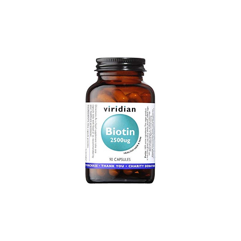 Viridian Biotin 2500ug 90 veg caps