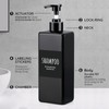 Refillable Pump Bottle, Segbeauty 500ml Pump Squeeze Dispenser, 16.9oz 3-Pack