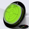 Flanged Circular Angle Large Spirit Bubble Level (Green Liquid) 80mm