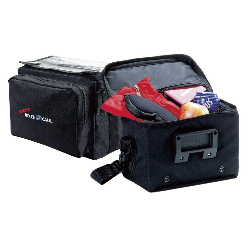 KlickFix day pack box handlebar bag, 8 litres, black