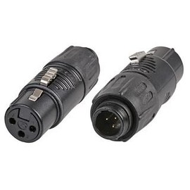 RA3FT-B Adapter 3P XLR Female Tiny XLR Female Audio Video Adapter Splitter XLR Connectors 1 Pack