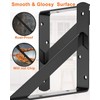 LuckIn 12-Pack Heavy Duty Shelf Bracket, 10 Inch Wall Shelf