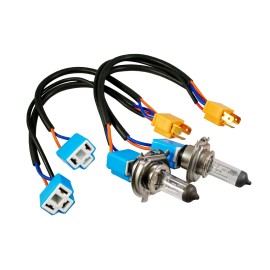 AutoTech H4 9003 Quad Bulb Output Headlight Conversion Ceramic Sockets Offroad 100w