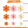 molicorl Outdoor Tissue Paper Flowers Hanging Fan Decorations