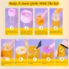 2 Pack 16 Oz Bee Themed Acrylic Snow Globe Tumbler