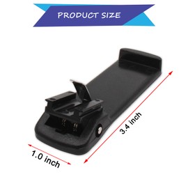 Afadorable HLN8255B HLN8255 Belt Clip Fit for Motorola CP200 CP200D CP150 GP300 PR400 EP450 P1225 DP1400 GP3688 Radio, NNTN4497 NNTN4970 NNTN4851 Battery Clip (9 Pcs)