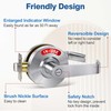 Commercial Grade Bathroom Door Lock-Privacy Indicator Lock Vacant or in-Use,