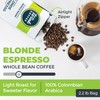 Wink Coffee Blonde Espresso, Light Roast Whole Bean Coffee, Single