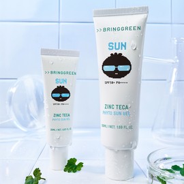 Bringgreen 브링그린 징크테카 파이토 선 젤 50ml (+20ml 증정) / SPF50+ PA++++ Bring Green Zinc Tech Phyto Sun Gel 50ml (+20ml Gift) / SPF50+ PA++++