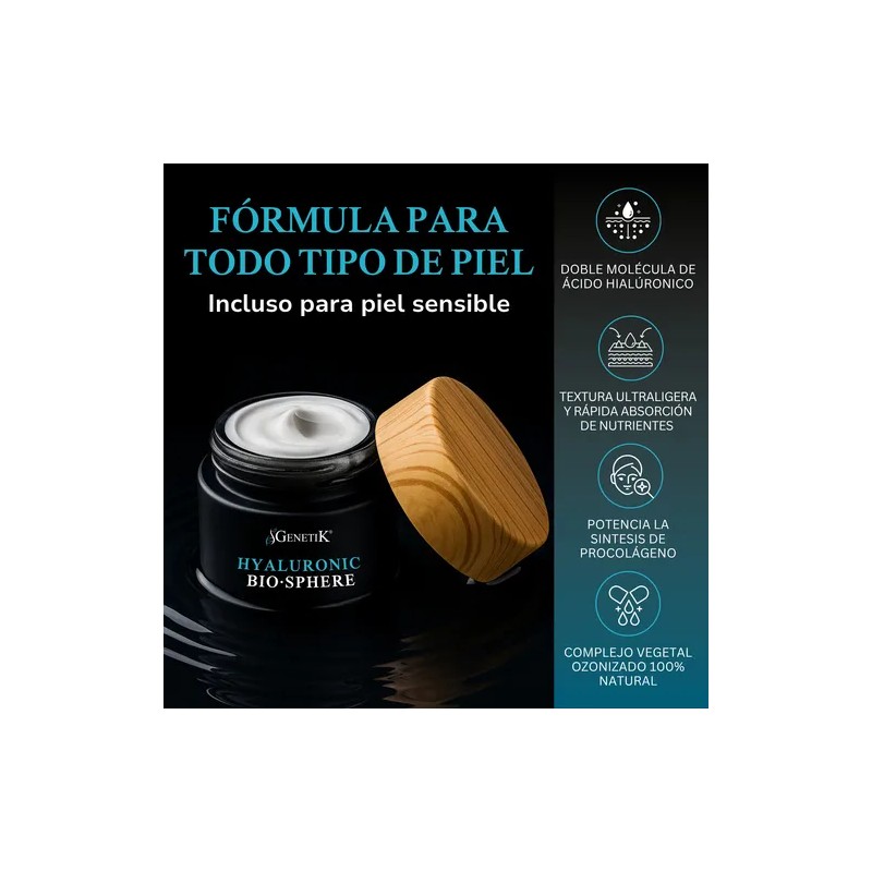 Crema De Día Ácido Hialurónico, Antiarrugas Y Firmeza 50ml