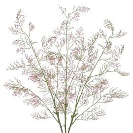 DILATATA - Flores artificiales de caspia de 35 pulgadas de largo, flores falsas de tallo de imitación DIY ramo de flores de aliento de bebé para boda, cumpleaños, compromiso, centro de mesa,