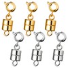 6 Pieces Magnetic Clasp Jewellery, Magnetic Clasp for Chains, Magnetic