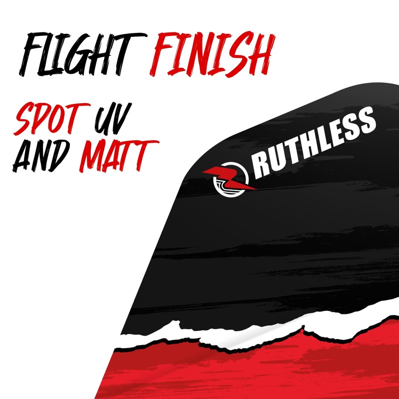 RUTHLESS Dart Flights | Premium 100 Micron Standard Number 2