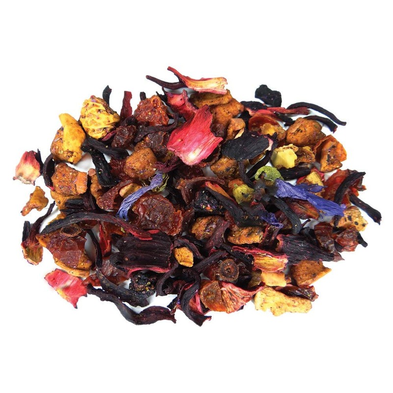 Blueberry Muffin Hibiscus Herbal Fruit Tea - Caffeine Free Loose
