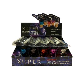Xuper hybrid torch xu-62c with adjustable flame Refillable Lot of 8