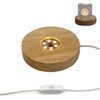 Mintso Wood Led Light Display Base for Glass Crystal Art/Paperweights,4