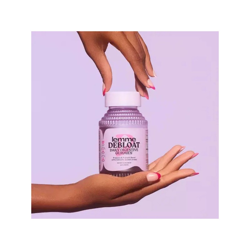Kardashian Lemme Debloat Gomitas Digestivas 60 Piezas Sabor Zarzamora