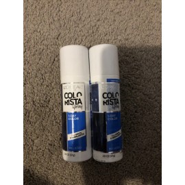 L'Oréal Lot of 2    L'OREAL Colorista Hair Makeup Blue #300 One Day Color Spray