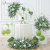 360 Pcs 7 Kinds Mixed Artificial Eucalyptus Greenery Stems Bulk