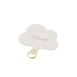 Elecom P-STHD1DE02 Smartphone Strap Holder Sheet, 1 Piece, 1 Gang Type, Design Type Cloud