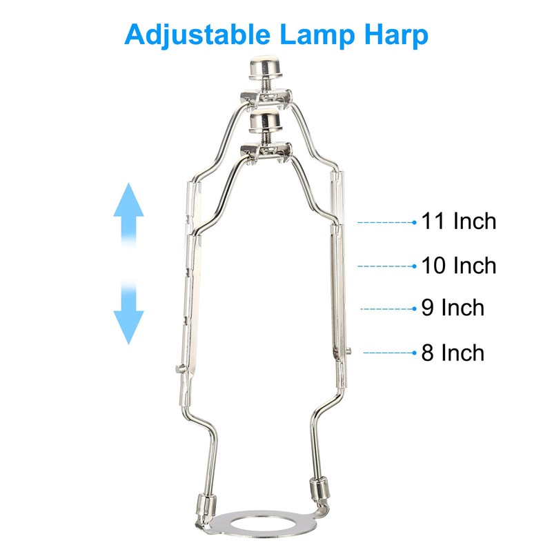 PATIKIL 8 9 10 11 Inch Lamp Harp Kit with
