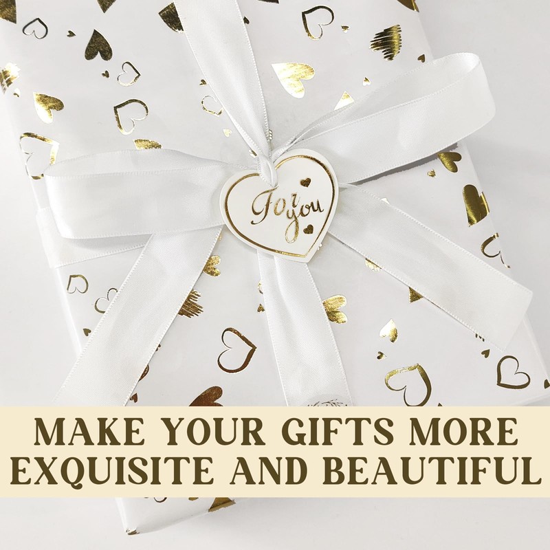 Wedding Wrapping Paper - 17 Inch X 33 Feet -