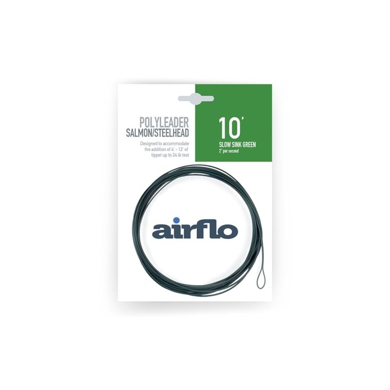Airflo POLYLEADER | 10' SALMON & STEELHEAD (Slow Sink)