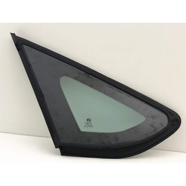 Chrome Moulding Passenger Right Side Quarter Window Quarter Glass Compatible with Ford Fusion 2013-2020 Models