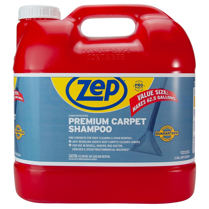 Zep Premium Carpet Shampoo - 2.5 Gal (Case of 2)