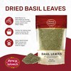 Dried Basil Leaves 7oz (200g) - Natural, Non-GMO, Vegan, Ayurveda